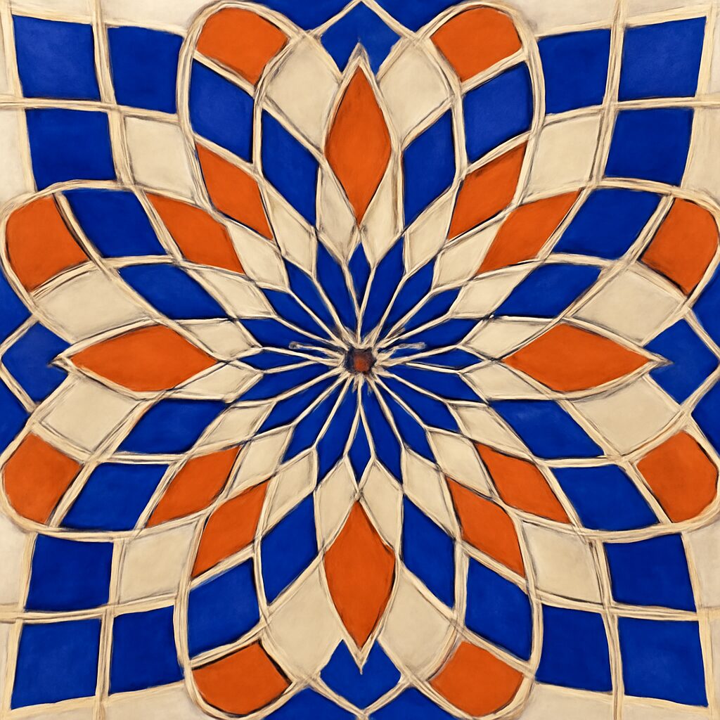 Plafond en bois à motifs géométriques — Alcazar de Séville