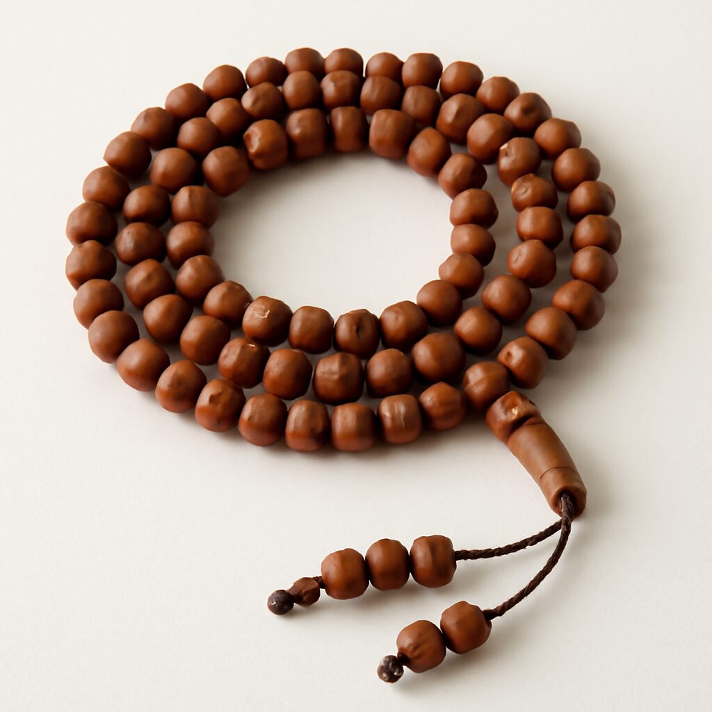 Tasbih islamique — chapelet de priere en perles de bois